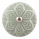 Sage Green Ceramic Flower Cabinet Knobs Online